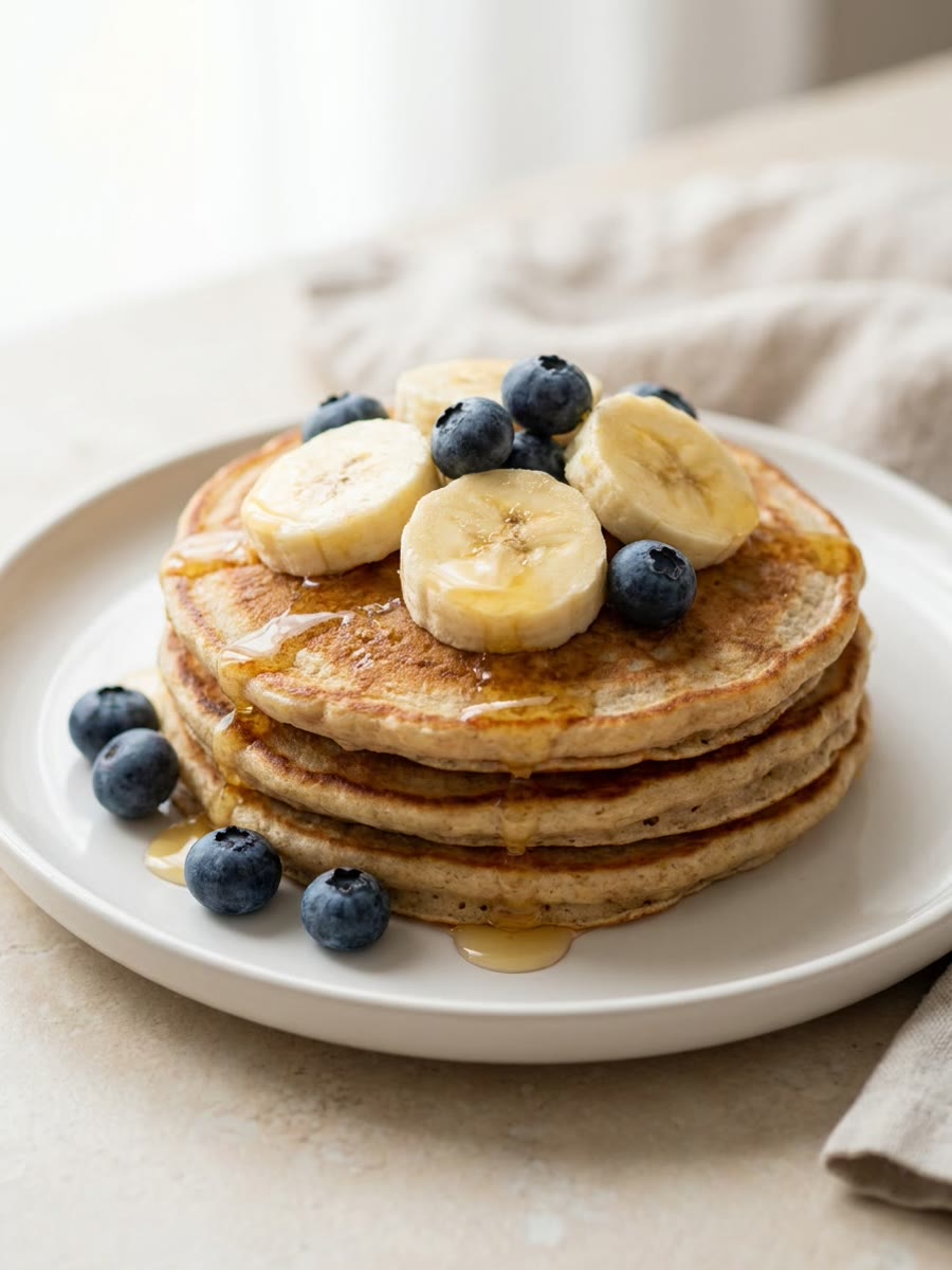 Pancake banana e avena